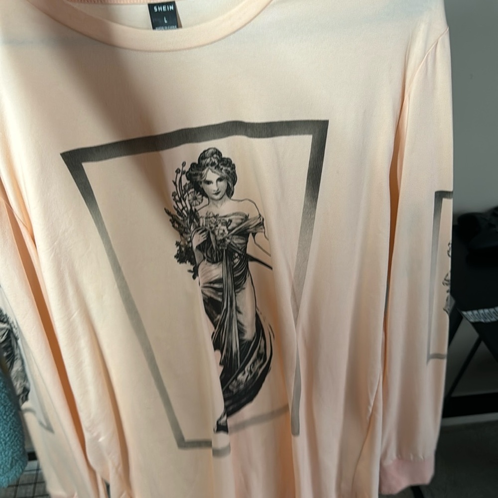 Pink long sleeve shirt